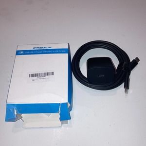 Ipremium 20w USB C Charger w Black USB C to USB C Cable